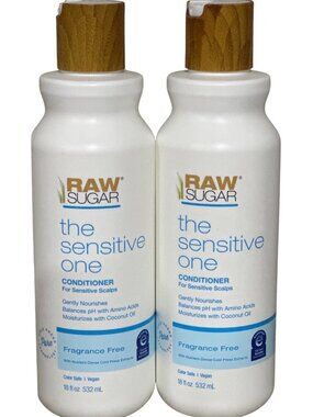 2x- Raw Sugar The Sensitive One Conditioner Fragrance-Free Conditioner